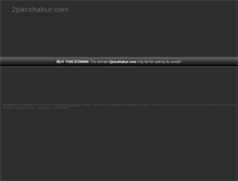 Tablet Screenshot of 2pacshakur.com